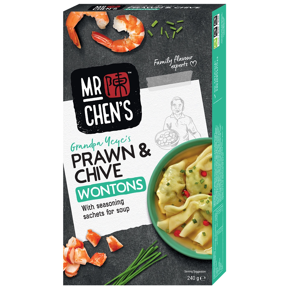 Prawn & Chive Wontons 240g